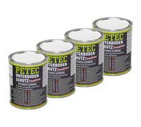 PETEC lungo Durata Protezione Pavimento 4x1000 ML Bitume Sigillante Sottoscocca