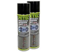 Petec Protezione Contro I Sassi Verniciabile Nera 2X 500Ml Senza Bitume
