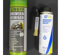 Petec Pulitore Freni Sgrassante 500ml + Cartechnic Pasta Di Montaggio 200ml
