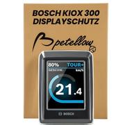 Petellow Custodia protettiva adatta per display Bosch Kiox 300 - Pellicola protettiva per display per e-bike Display Kiox 300 da graffi e urti - Trasparente