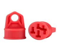 Petellow Protezione da contatto per batteria Bosch E-Bike I Set da 2 pezzi I Ebike Batteria Protezione da contatto I Cavo di ricarica Pin Copertura contro pioggia, sporco e sporco R2