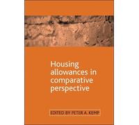 Peter A. Kemp Housing allowances in comparative perspective (Copertina rigida)