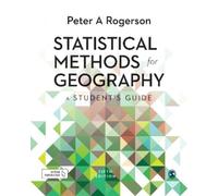 Peter A. Rogerson Statistical Methods for Geography (Tascabile)