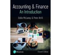 Peter Atrill Eddie McLaney Accounting and Finance: An Introduction (Tascabile)