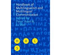 Peter Auer Handbook of Multilingualism and Multilingual Commu (Copertina rigida)