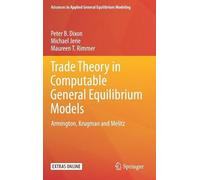 Peter B. Dixon Michael Jer Trade Theory in Computable Genera (Copertina rigida)