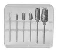 PETER BAUSCH Bausch 1749C 6 accessori: levigare unghie e unghie dei piedi, limare, rimuovere calli, accessori per manicure e pedicure, cura dei piedi, cura delle unghie, bellezza