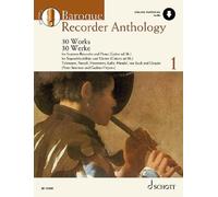 Peter Bowman Baroque Recorder Anthology (Sheet Music) Schott Anthology Series