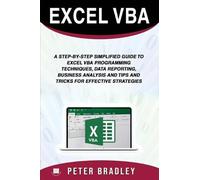 Peter Bradley Excel VBA (Tascabile)