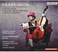 Peter Bruns Toch: Bunte Suite / Mozart Transcriptions / Cello Concerto (CD)