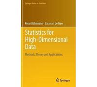 Peter Bühlmann Sara van de Statistics for High-Dimensional (Copertina rigida)