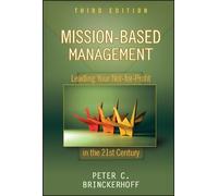 Peter C. Brinckerhoff Mission-Based Management (Copertina rigida)