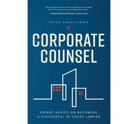 Peter Carayiannis Corporate Counsel (Tascabile)