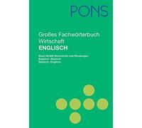 Peter Collin Si PONS Großes Fachwörterbuch Wirtschaft: Englis (Copertina rigida)