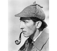 Peter Cushing Nei Panni Di Sherlock Holmes Poster Stampa 24x20"