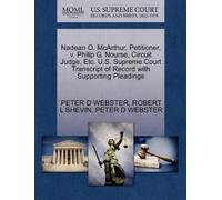 Peter D Webster Nadean O. McArthur, Petitioner, V. Philip G. Nourse, (Tascabile)