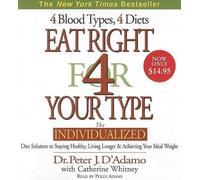 Peter D'Adamo Eat Right for Your Type CD Low Price (Audio)