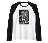 Peter Davison Doctor Who Cricket Tardis 1981 Maglia con Maniche Raglan