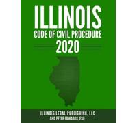 Peter Edwards Esq Illinois Legal Publi Illinois Code of Civil Proce (Tascabile)