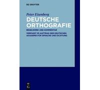 Peter Eisenberg Deutsche Orthografie (Tascabile)