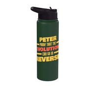 Peter Evolution può andare al contrario dicendo divertente nome Peter Stainless Steel Insulated Water Bottle