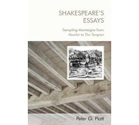 Peter G. Platt Shakespeare'S Essays (Tascabile)