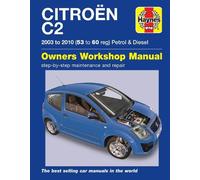 Peter Gill Citroen C2 Petrol & Diesel (03 - 10) Haynes Repair Manual (Tascabile)