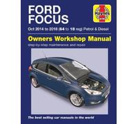 Peter Gill Ford Focus petrol & diesel (Oct '14-'18) 64 to 18 (Tascabile)