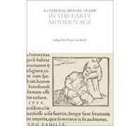 Peter Goodrich A Cultural History of Law in the Early Modern Age (Tascabile)
