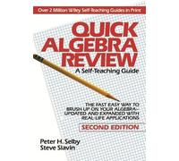 Peter H. Selby Steve Slavin Quick Algebra Review (Tascabile)