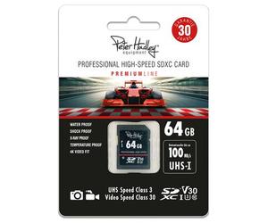 Peter Hadley Scheda Prof. High-Speed 64 GB UHS-I SDXC Cl10, U3, V30 (100/95 MB/s)
