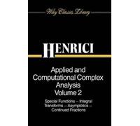 Peter Henrici Applied and Computational Complex Analysis, Volume 2 (Tascabile)