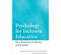 Peter Hick Psychology for Inclusive Education (Tascabile)