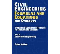Peter I Kattan Civil Engineering Formulas and Equations for Students (Tascabile)