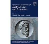 Peter J. Boettke Research Handbook on Austrian Law and Economics (Tascabile)