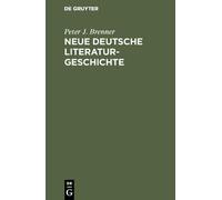 Peter J Brenner Neue Deutsche Literaturgeschichte (Copertina rigida)