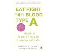Peter J. D'Adamo Eat Right for Blood Type A (Tascabile) Eat Right For Blood Type