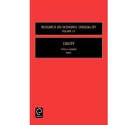 Peter J. Lambert Equity (Copertina rigida) Research on Economic Inequality