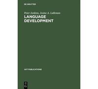 Peter Jordens Josine A. Lalleman Language Development (Copertina rigida)