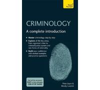 Peter Joyce Wendy Laverick Criminology (Tascabile)