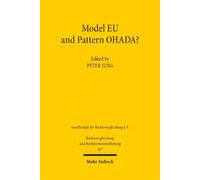 Peter Jung Model EU and Pattern OHADA? (Tascabile)