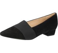 Peter Kaiser Ciabatte da donna e mocassino 74242 in pelle grezza nera, Nero , 38.5 EU