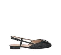 Peter Kaiser Peeptoes & Slingpumps 79481 in Nero Forato/Intrecciato