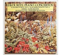 Peter Katin, Friedrich Gulda - Favourite Piano Concertos, Tchaikovsksy: No.1, Rachmaninov: No.2, Greig, Schumann [LP]