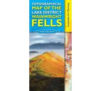 Peter Knowles Topographical Map of the Lake District Wainwright Fells (Map)