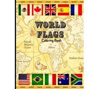 Peter L Rus World Flags Coloring Book for Kids Ages 6-10 (Tascabile)