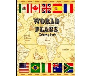 Peter L Rus World Flags Coloring Book (Tascabile)