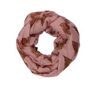 Peter Lin Sciarpa Infinity da donna con stampa Cocker Spaniel, rosa, One Size