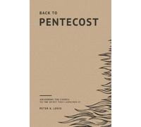 Peter Louis Back to Pentecost (Tascabile)
