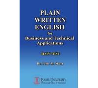 Peter M Skaer Plain Written English for Business and Technical Appli (Tascabile)